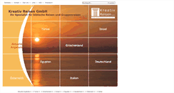 Desktop Screenshot of kreativreisen-gmbh.de